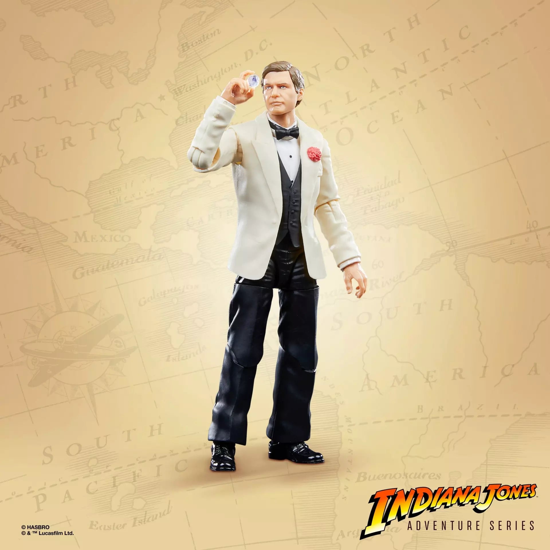 Indiana Jones Adventure Series Club Obi Wan Action Figure - Collectible Movie Toy for Fans, Display & Role Play Scenes