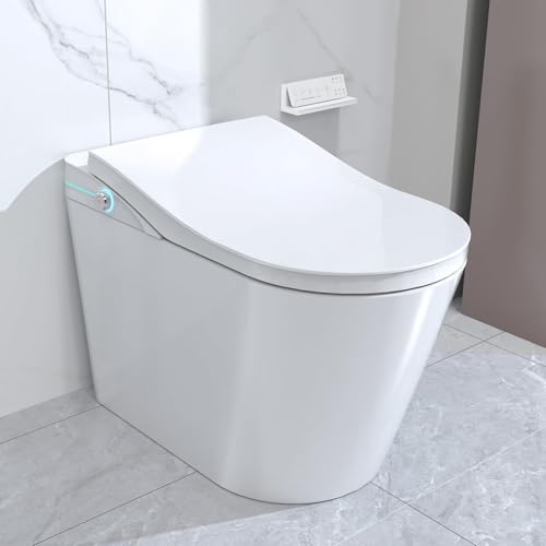 White(Smart Toilet Blackout Flush 01)