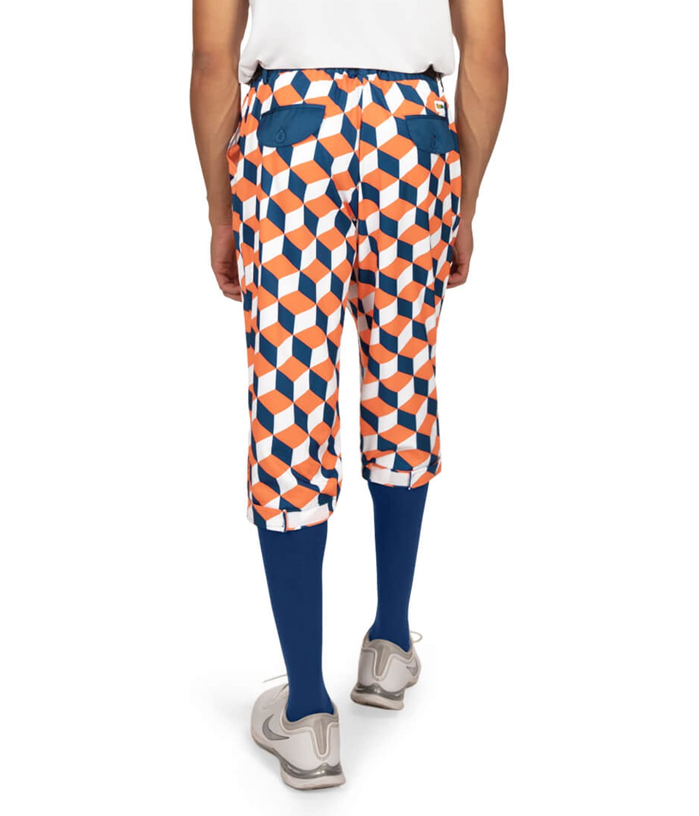 Men's Golf Knickers with Matching Socks - Athletic Fit Performance Pants | Trendy & Comfortable Golf Apparel for Men | Perfect for Golf Tournaments & Casual Wear