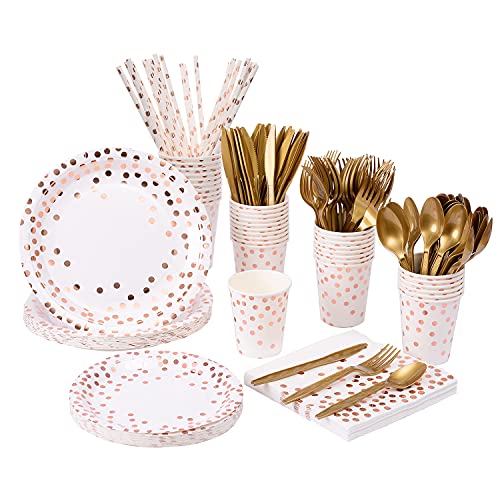 Rose gold dot