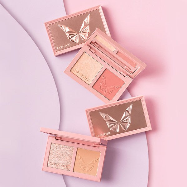 CHIOTURE Natural Cheek Face Blush Palette - 6 Matte & Shimmer Blush Colors for All Skin Tones | Long-Lasting, Blendable Makeup | Perfect for Everyday Wear, Date Night & Special Occasions