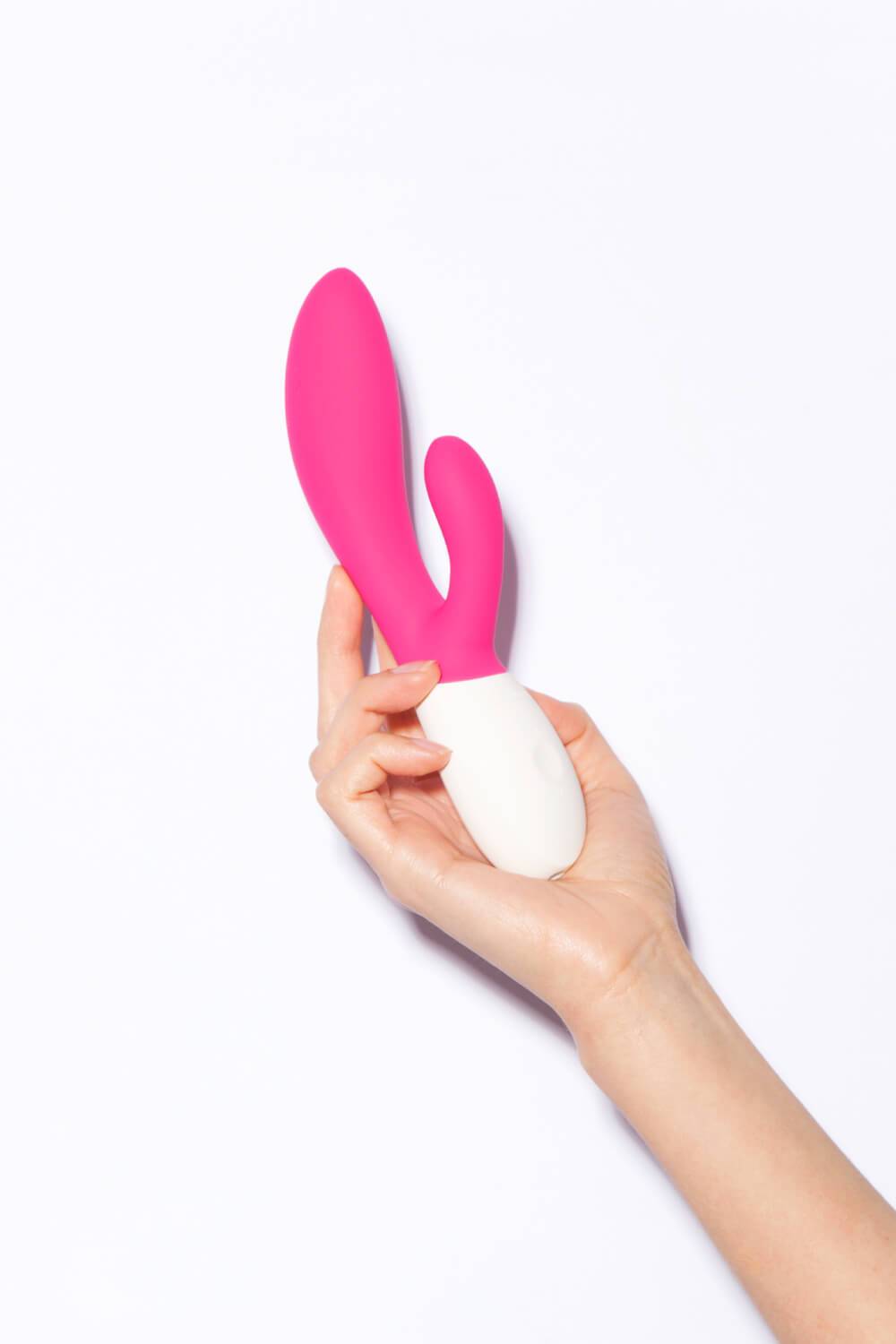 INA WAVE | Rechargeable Dual Vibrator for Women - Powerful Clitoral & G-Spot Stimulation - Waterproof Adult Toy for Couples & Solo Play (Bedroom Use, Romantic Gift, Self-Care)