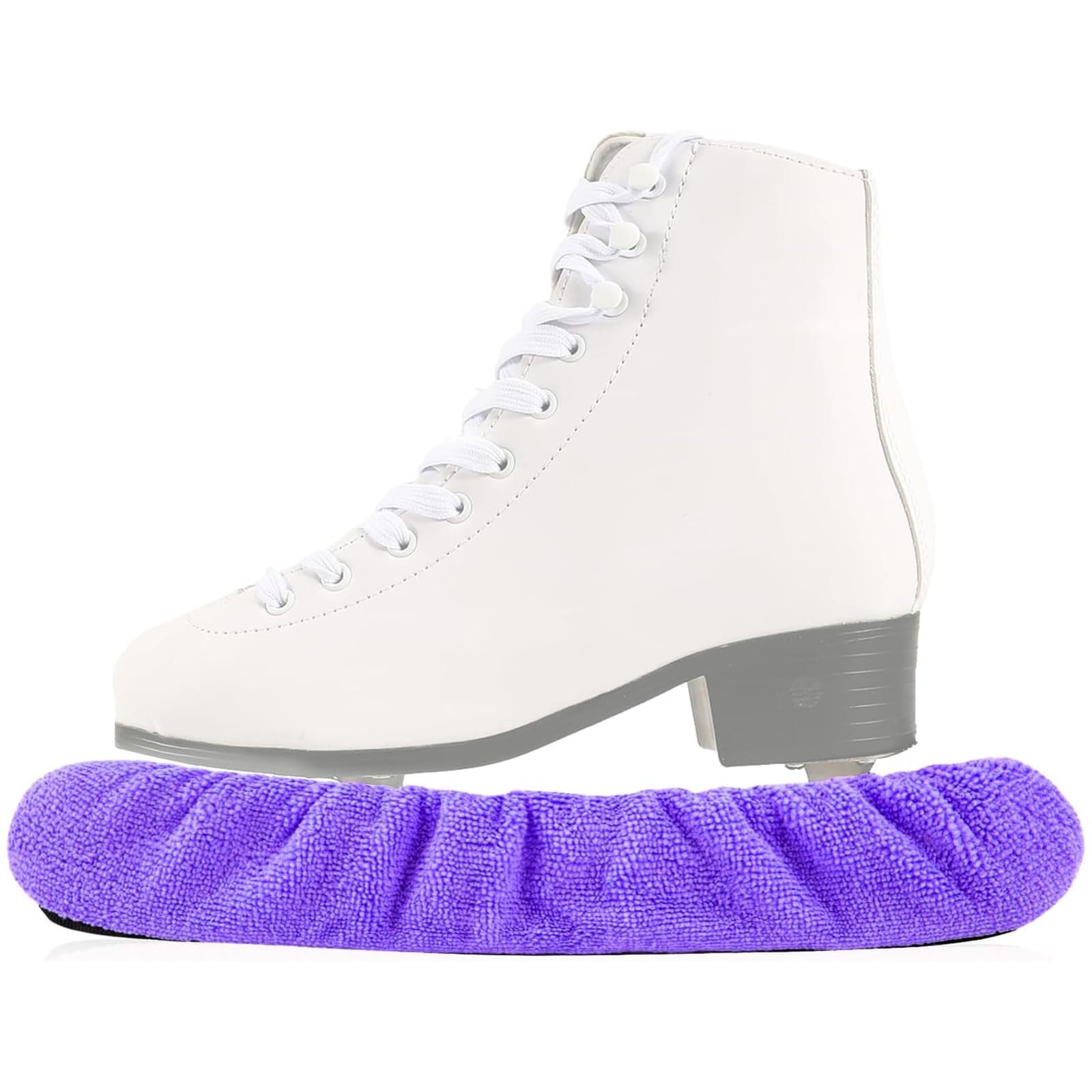 Qchengsan Ice Skate Blade Covers - Durable Hockey & Figure Skate Guards for Kids, Youth & Adults (Men/Women/Boys/Girls) - Protect Blades On & Off Ice - Perfect for Rink, Training & Storage