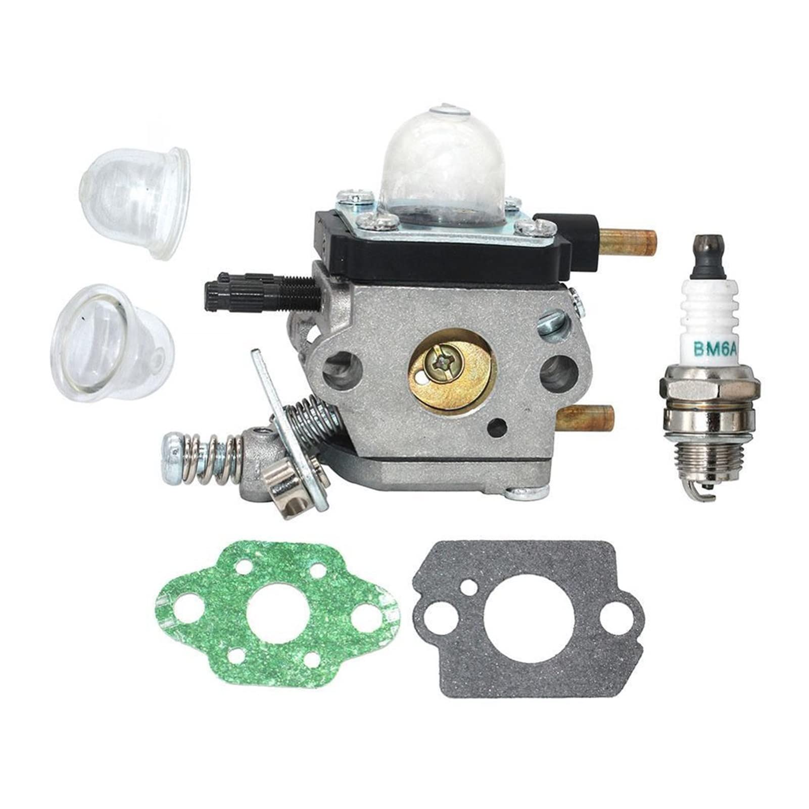 Echo Little Wonder Tiller 6040 Chainsaw Carburetor Adjustment Kit - Replacement Carburetor for Mantis 2242S 2224D 2216D 2230D 2119 2124 2130 2230S & Zama C1U-K54A - Lawn Mower Tiller Parts & Accessories - Perfect for DIY Repairs and Maintenance