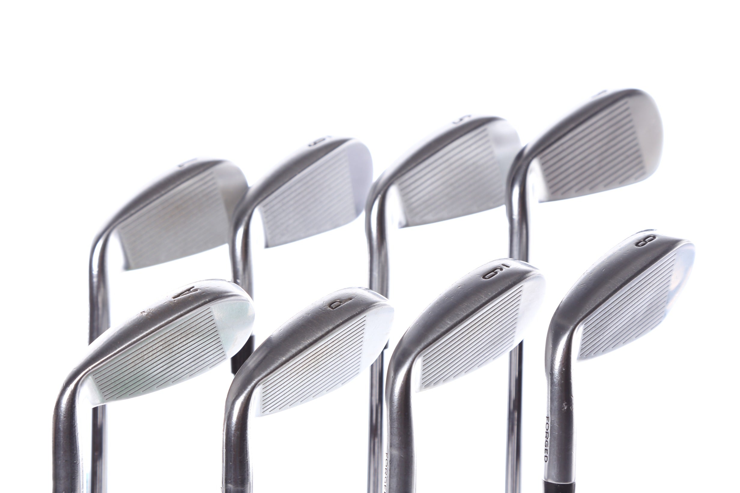 Used Callaway Apex 21 Iron Set - Right Handed 4-PW, AW Stiff Flex Golf Clubs for Men | Perfect for Improving Accuracy & Distance on the Course