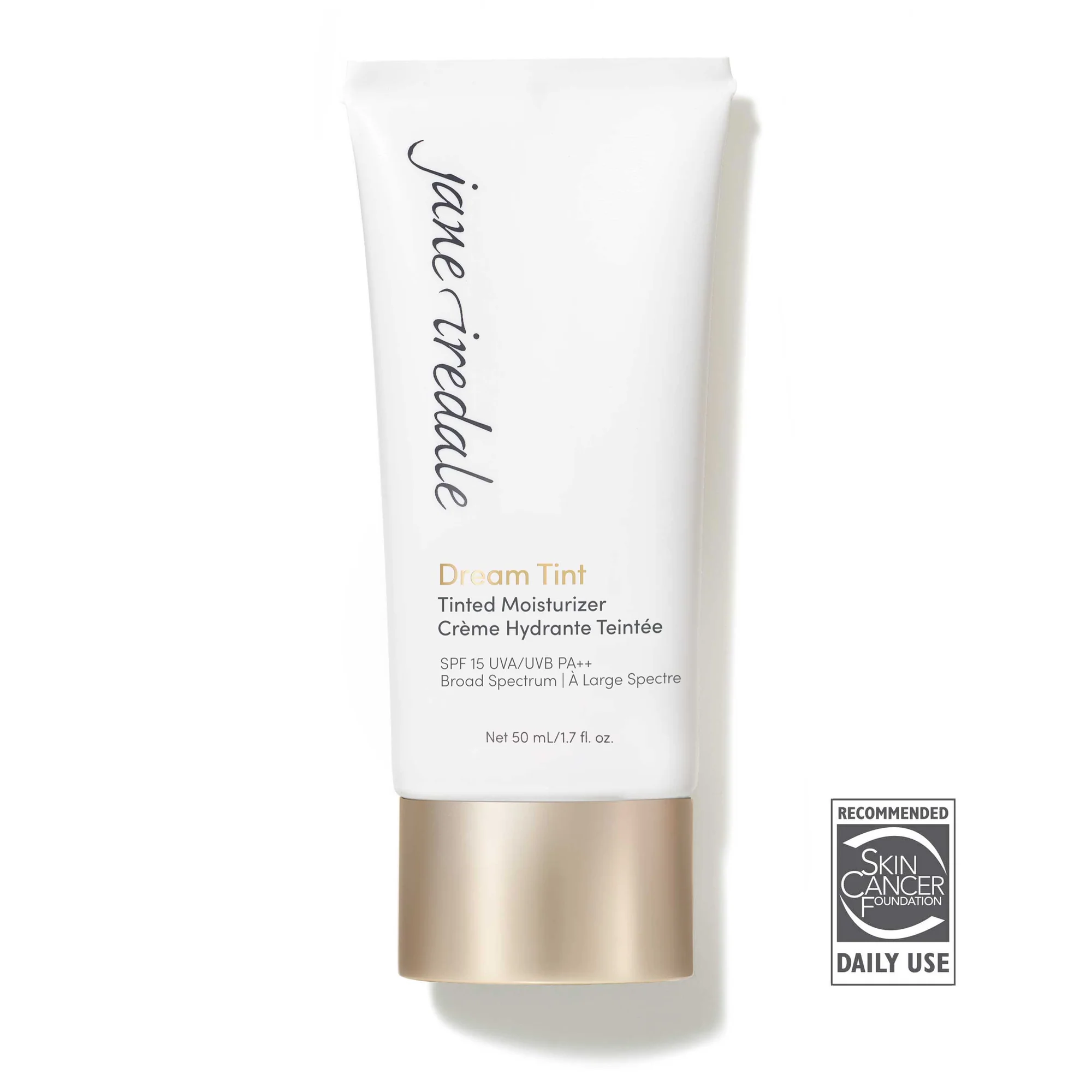 Jane Iredale Dream Tint Tinted Moisturizer SPF 15 - Hydrating Foundation & Sun Protection for Daily Wear | Perfect for Work, Gym & Outdoor Activities