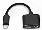 Premium iPhone Splitter Cable - 1 Lightning Port & 1 AUX Port for Simultaneous Charging & Listening - Perfect for Travel, Workouts, and Home Use