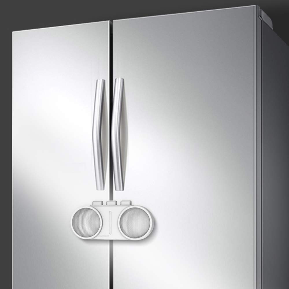 EUDEMON Baby Safety Fridge Door Lock - Childproof & Pet Proof Refrigerator Lock, Cabinet Lock with 3M Adhesive - No Tools Needed, Easy Installation (White) | Perfect for Kitchens, Nurseries & Homes with Toddlers or Pets