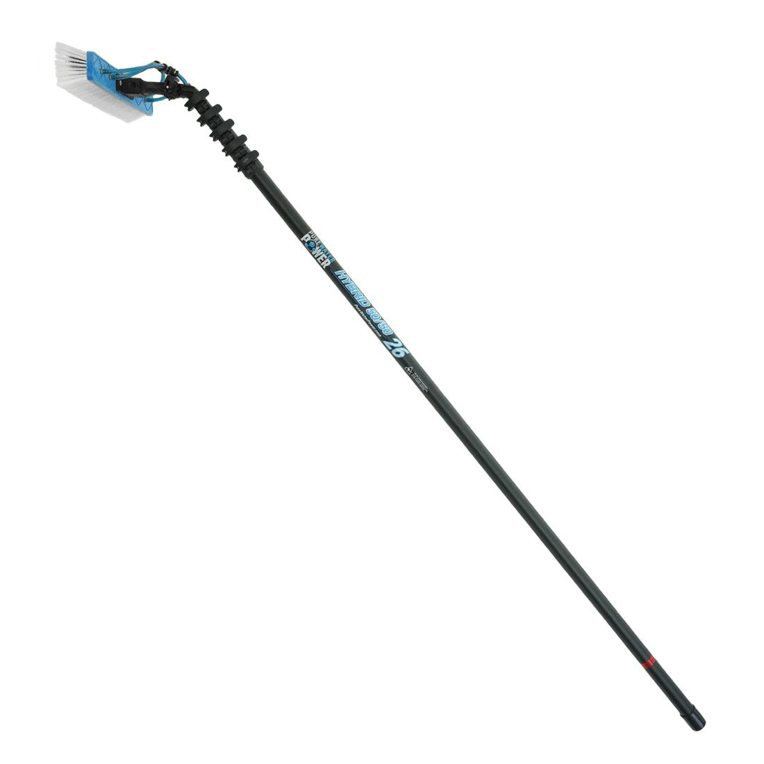 PWP Hybrid Water Fed Pole - Lightweight Telescopic Window Cleaning Pole for High-Rise Buildings, Homes & Commercial Use