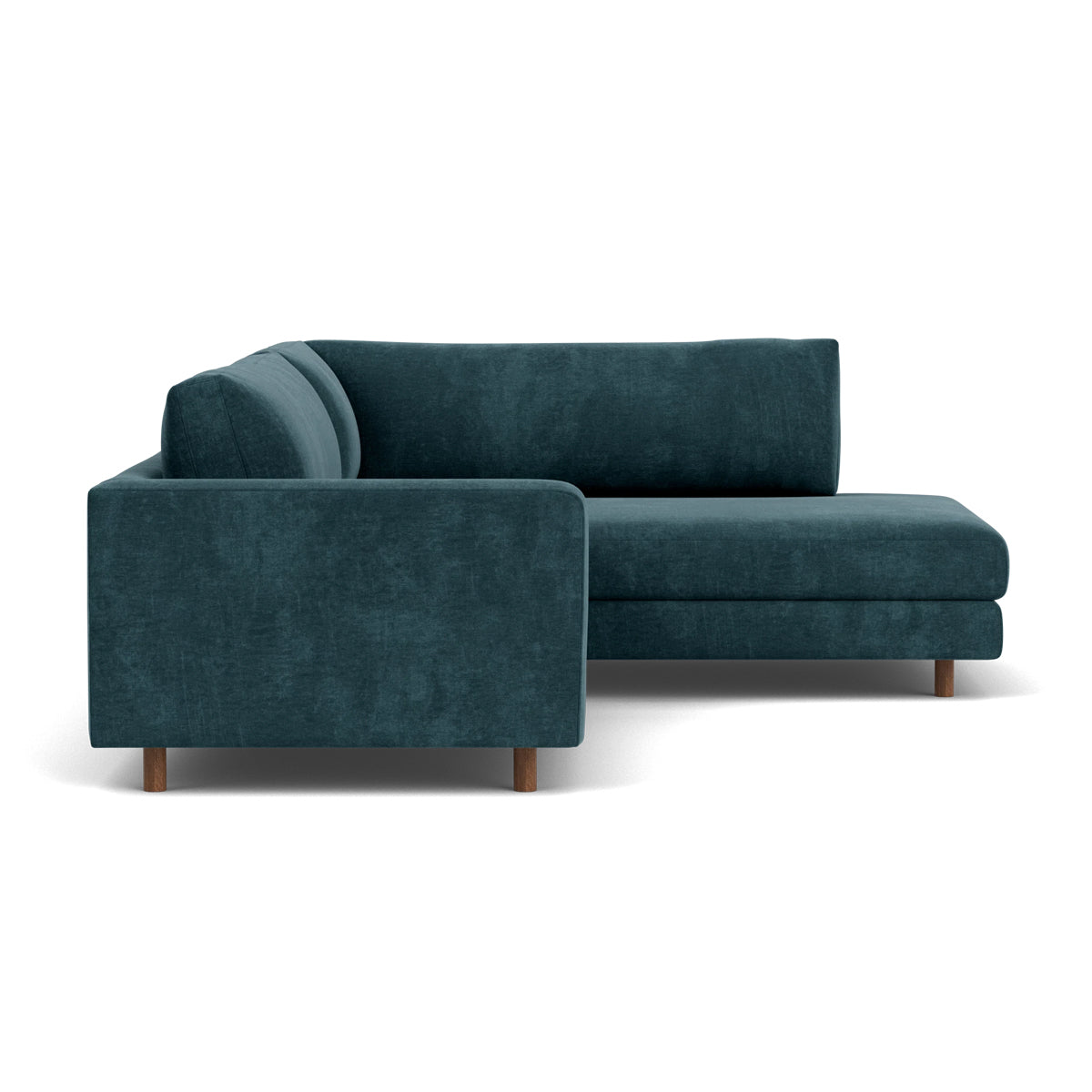 Douglas Fabric Right Corner Sofa - Modern L-Shaped Sectional Couch for Living Room, Small Spaces & Apartments | Comfortable Upholstered Furniture for Family Gatherings & Movie Nights