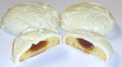 Scott's Cakes Premium White Chocolate Covered Mango Butter Cookies - 1lb Bag | Gourmet Dessert for Parties, Gifts & Tea Time Snacks