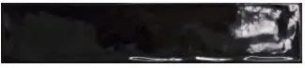 Premium Glossy Black Ceramic Tile - Colina Collection | Durable & Stylish for Kitchen Backsplash, Bathroom Walls & Flooring