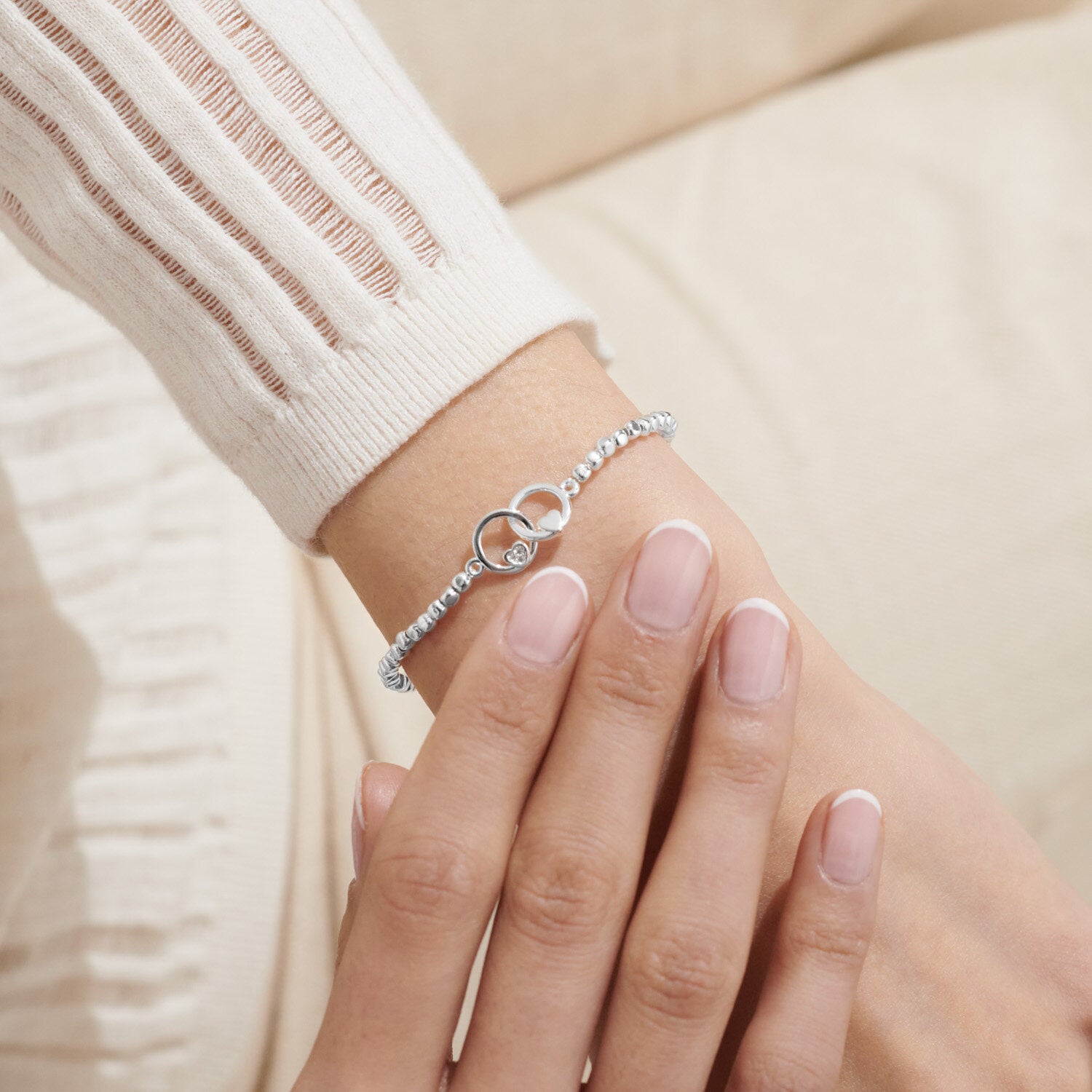 Joma Jewellery Bracelet - Forever Yours Happy Anniversary Gift for Her - Perfect for Anniversaries, Valentine's Day & Romantic Occasions