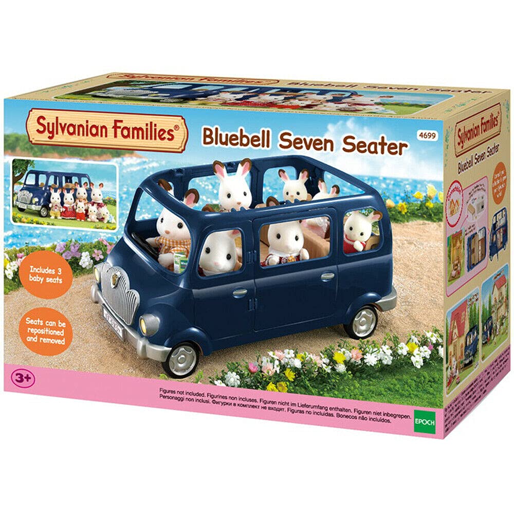 Sylvanian Families Bluebell Seven Seater Dollhouse Furniture Set - 7-Piece Collectible Toy for Kids & Collectors | Perfect for Pretend Play, Room Decor & Gift Giving