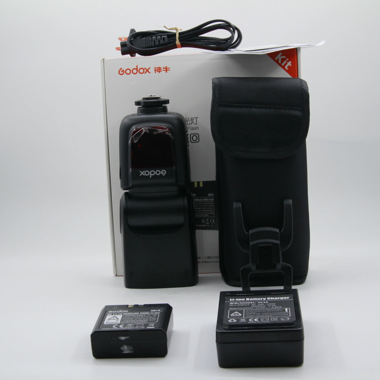 Godox VING V860IIO TTL Lithium-Ion Flash Kit for Olympus & Panasonic Cameras - Powerful Rechargeable Speedlite with Wireless Control - Perfect for Portrait, Wedding & Event Photography