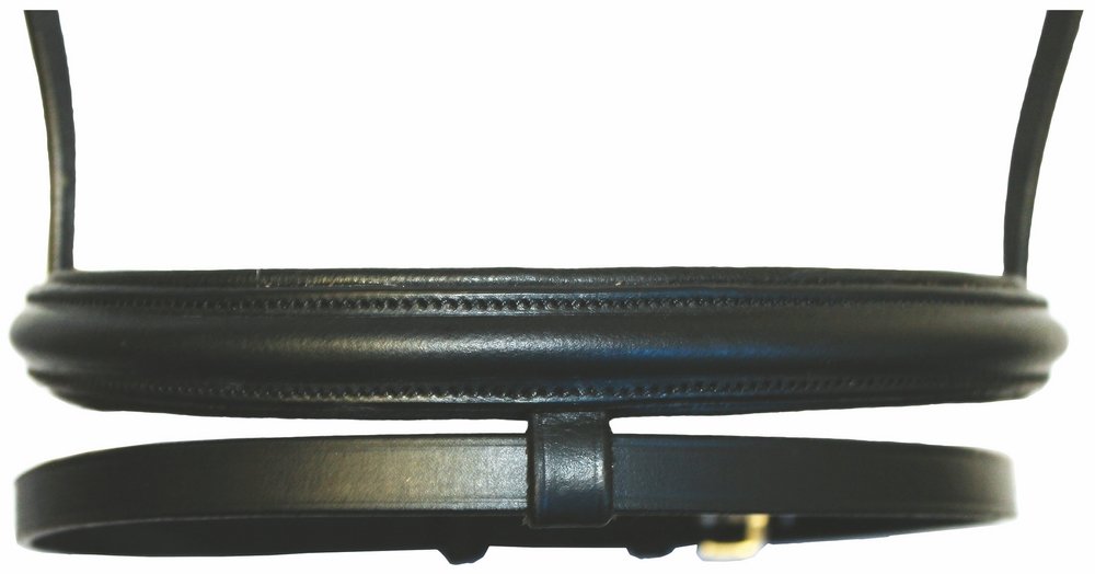 Henri de Rivel Padded Dressage Bridle with Flash & Web Reins - Premium Equestrian Gear for Dressage Training & Horse Riding Competitions