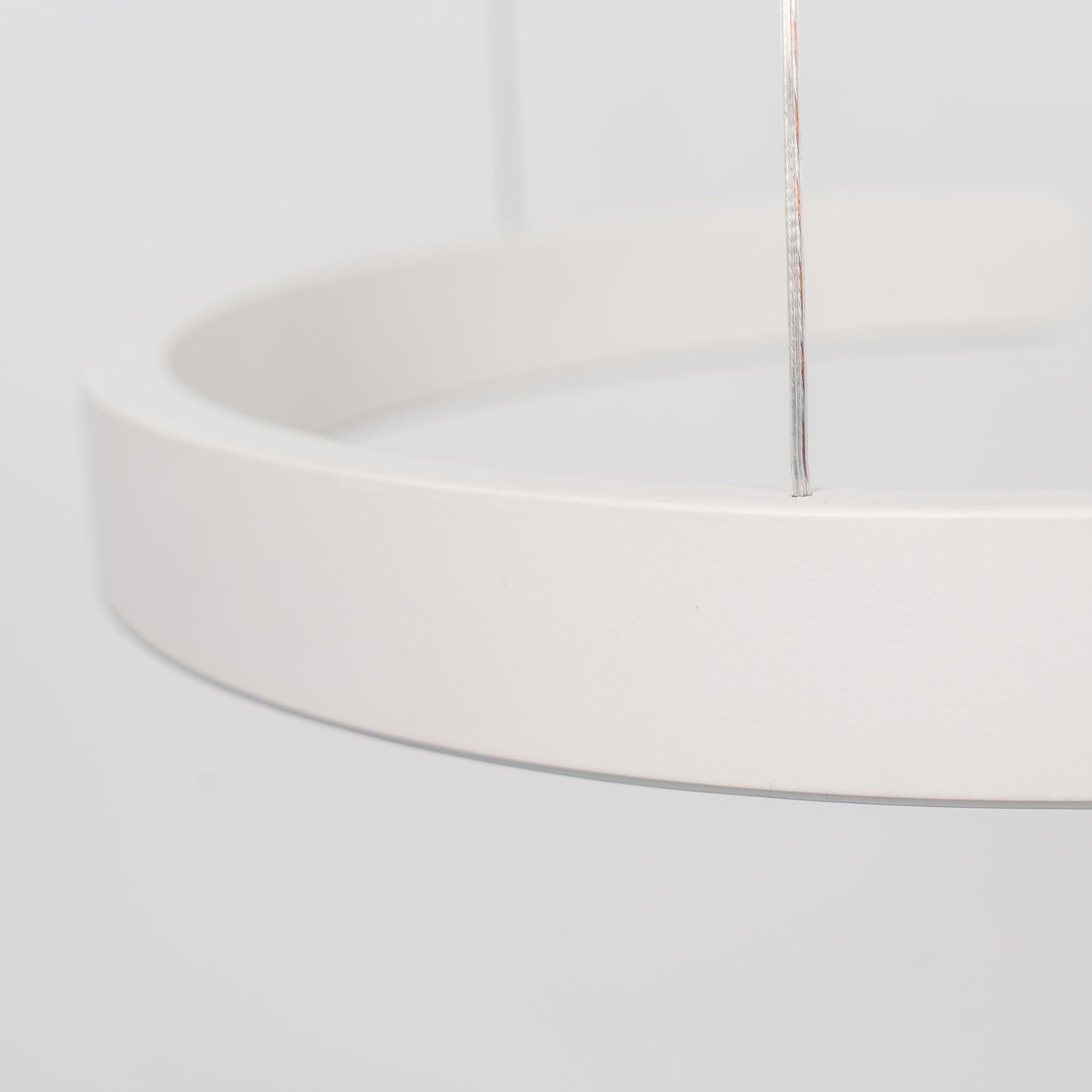 Modern Circular Chandelier - Elegant Round Ceiling Light Fixture for Dining Room, Living Room & Bedroom | Perfect for Home Decor & Interior Design