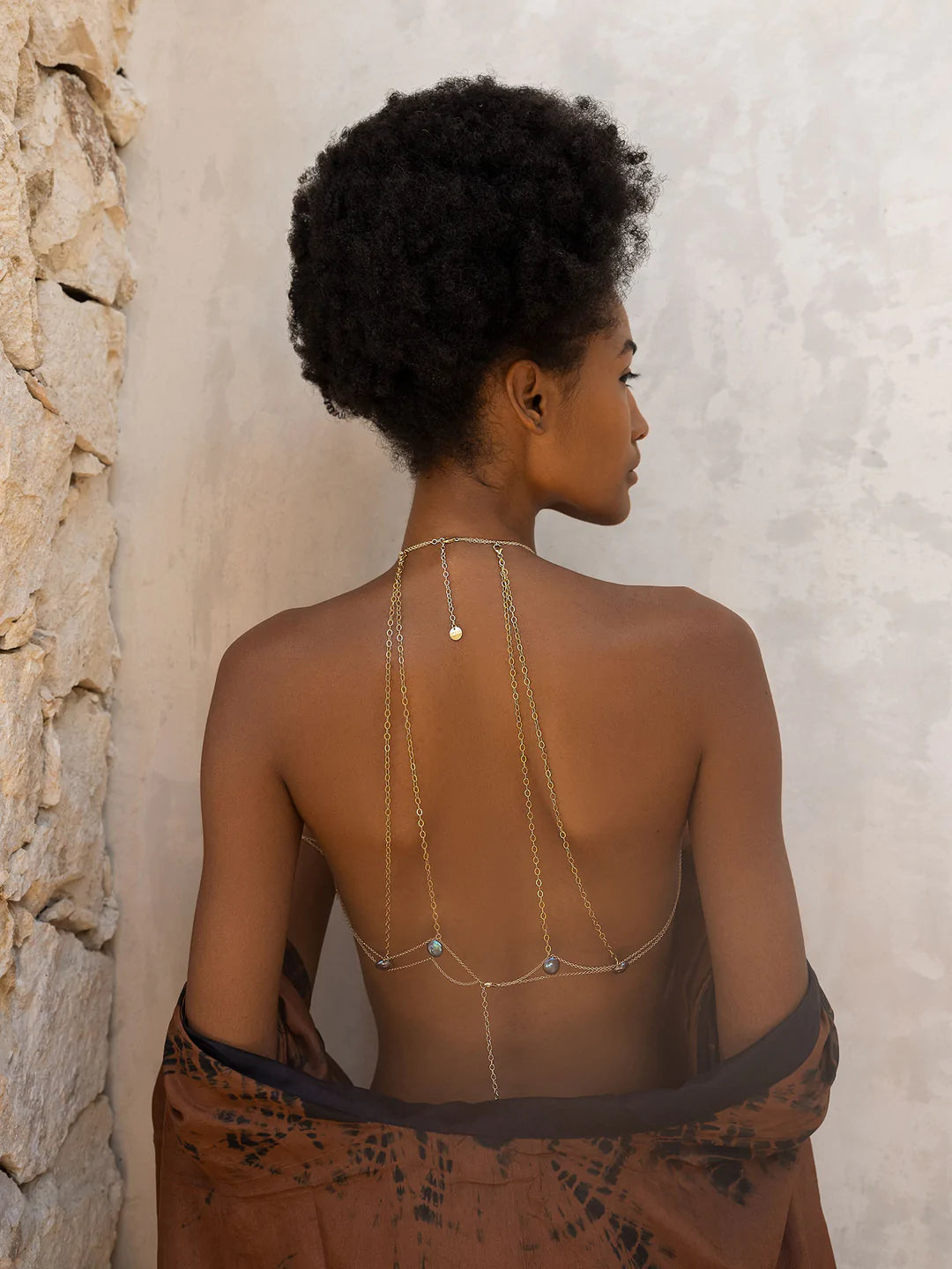 Master X Pearl Body Chain - Elegant Women's Fashion Jewelry for Parties, Weddings & Special Occasions | Adjustable & Stylish