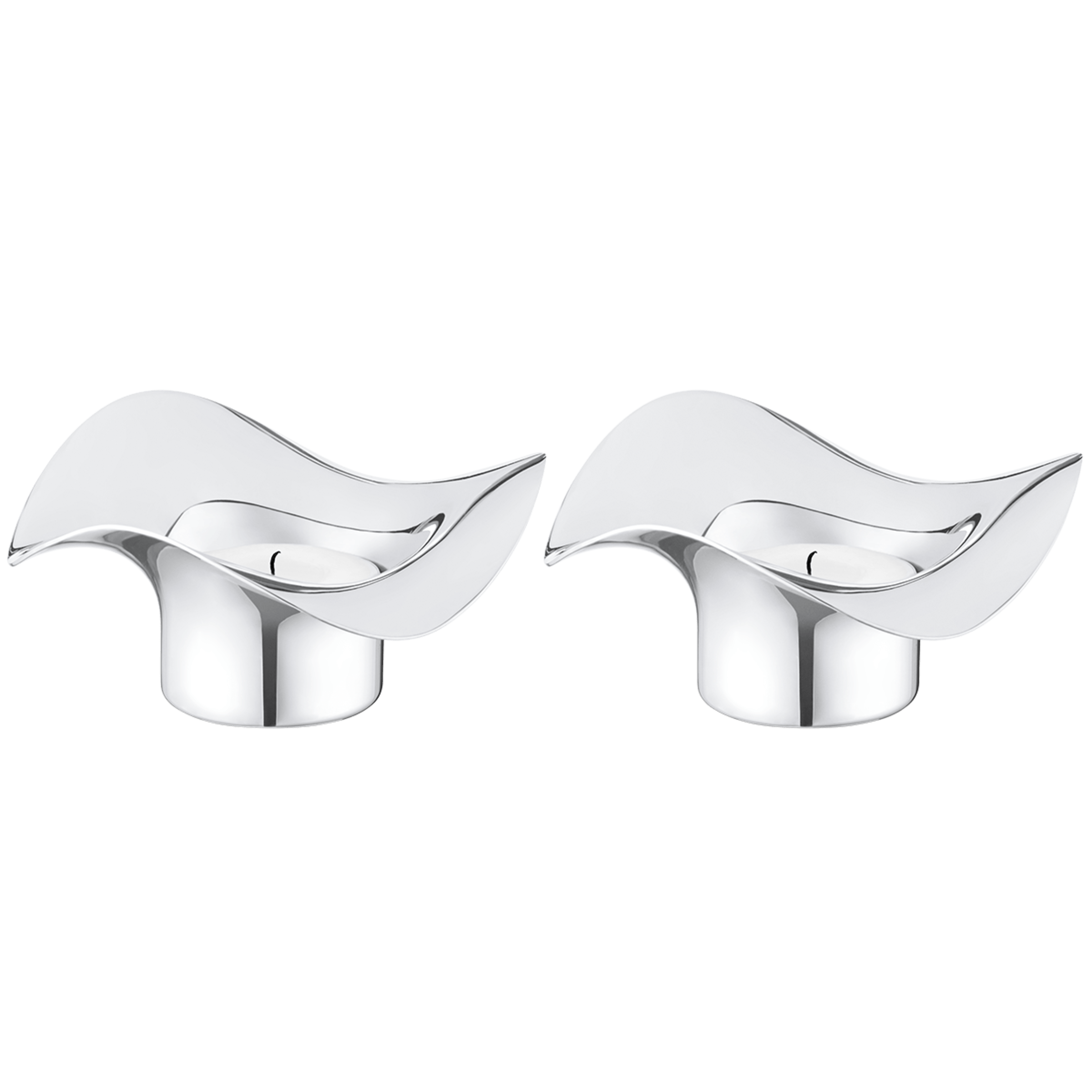 Elegant Cobra Tealight Candle Holder Set of 2 - Handcrafted Metal Candle Holders for Romantic Dinners, Spa Relaxation & Home Decor