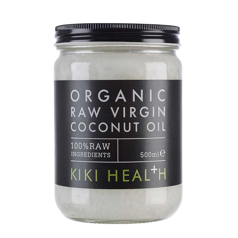 Organic Raw Virgin Coconut Oil by KIKI Health - Cold Pressed, Unrefined, Non-GMO for Cooking, Skin & Hair Care - Perfect for Baking, Smoothies & Natural Beauty Routines