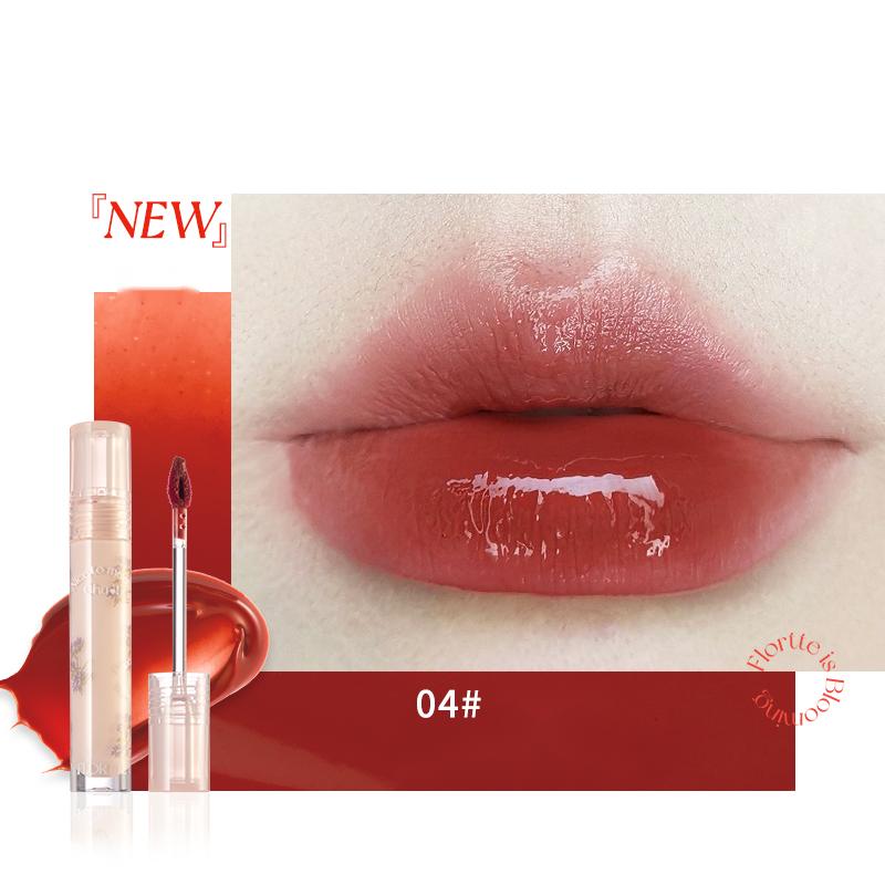 FLORTTE First Kiss Series Glossy Lip Gloss - Hydrating & Shiny Lip Makeup for Daily Wear, Date Night & Special Occasions