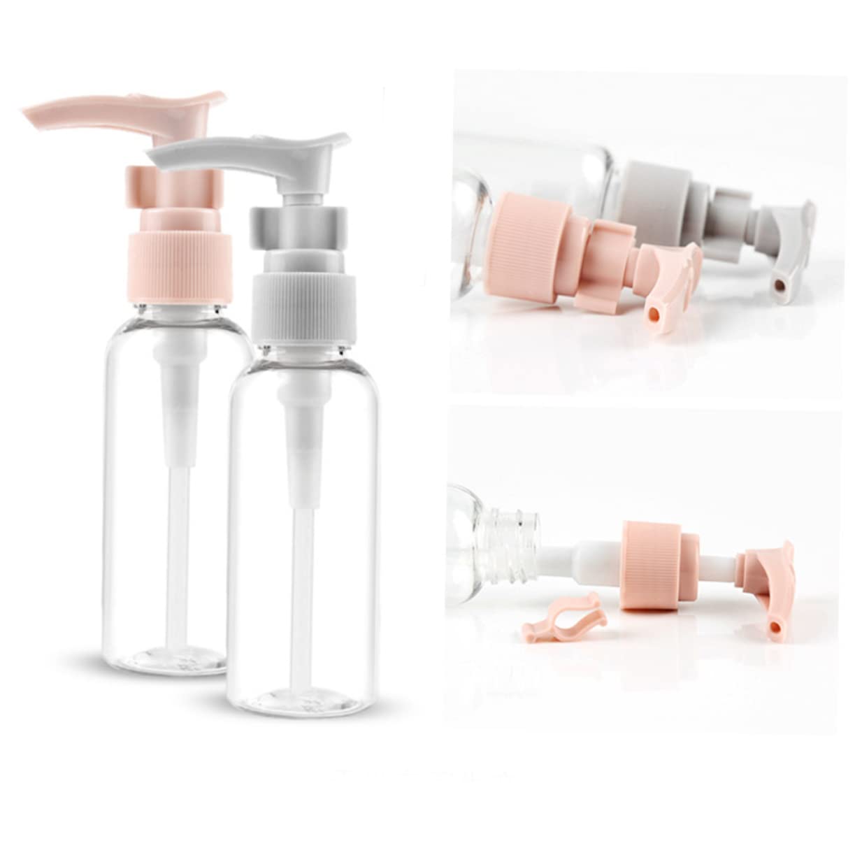 Healvian Travel Shampoo Bottle - Portable PP Spray for Toiletries & Cosmetics | Ideal for Travel & Gym