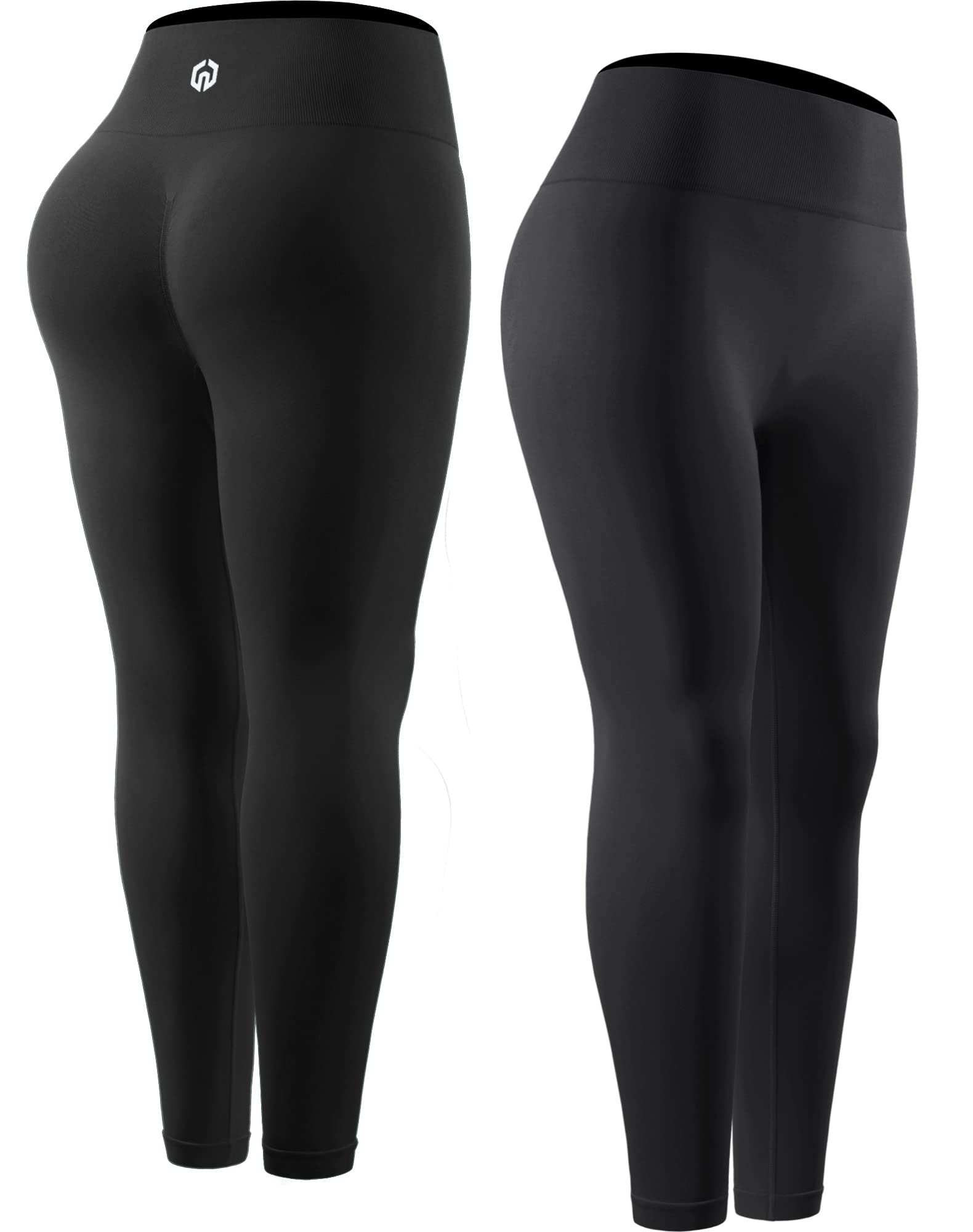 NELEUS Women's High Waist Scrunch Seamless Workout Shorts & Leggings - Soft Gym Yoga Running Shorts for Women - Perfect for Training, Fitness & Lounge Wear