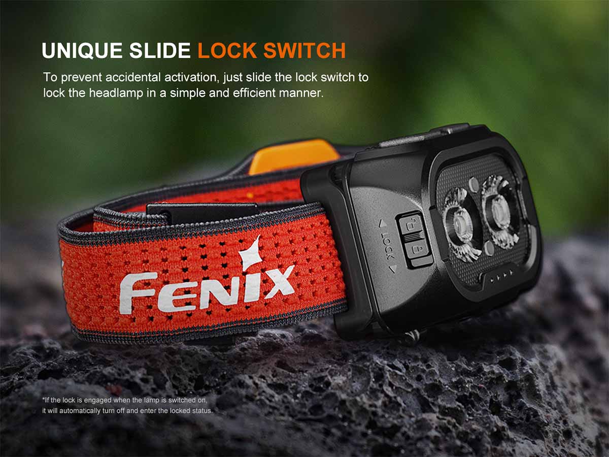 Fenix HL18R T V2.0 Rechargeable Headlamp - 500 Lumens, USB-C, IP68 Waterproof - Perfect for Camping, Hiking, Running & Outdoor Adventures