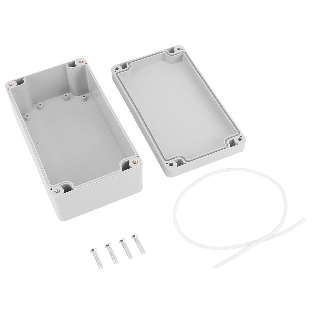 ABS Electrical Junction Box 158x90x60mm - White Waterproof Cable Enclosure for Wiring & Instrument Protection | Ideal for Home, Office & Outdoor Electrical Projects