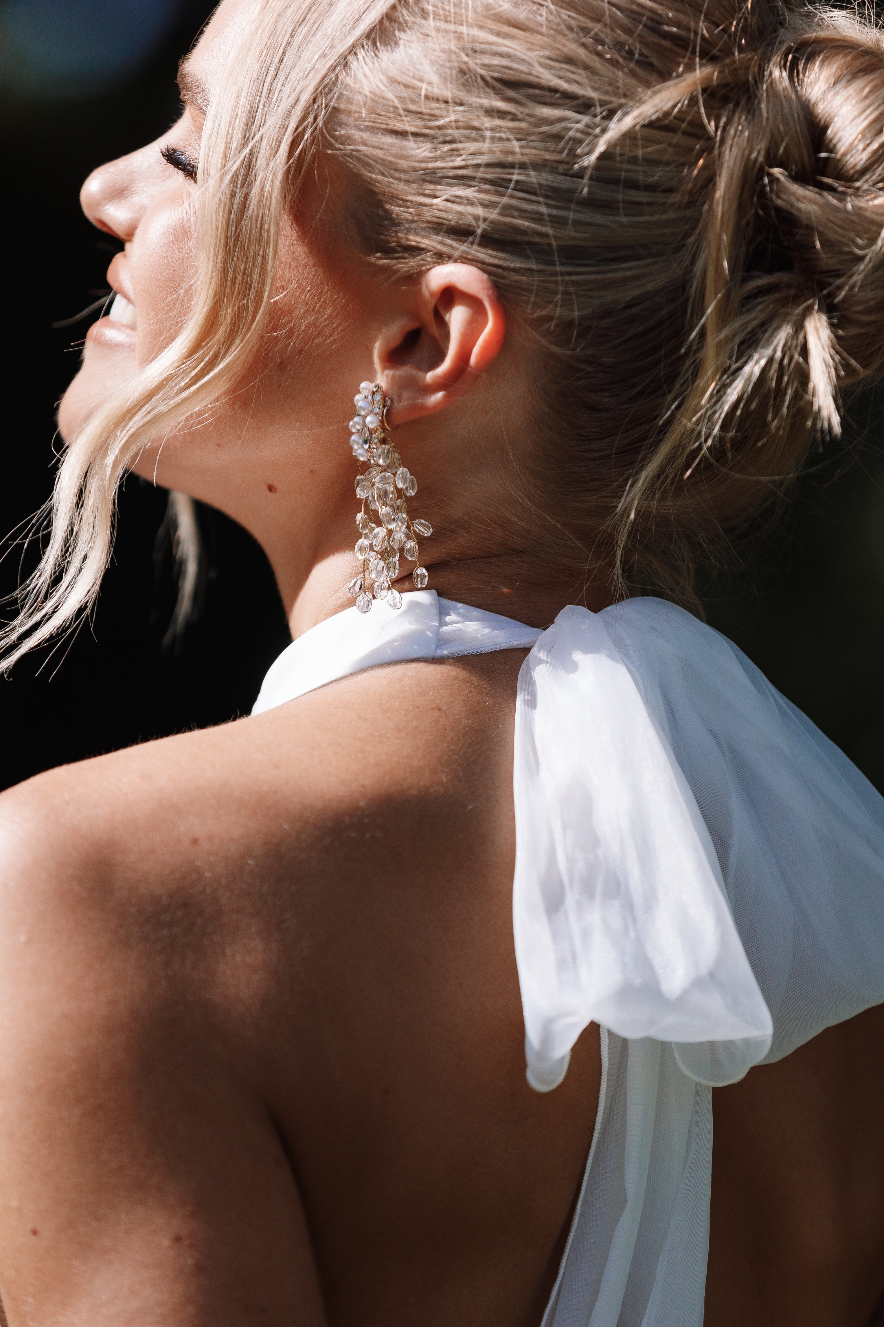 Annalise Pearl Earrings 14K Gold - Elegant Dainty Stud Earrings for Women, Perfect for Weddings, Parties & Everyday Wear
