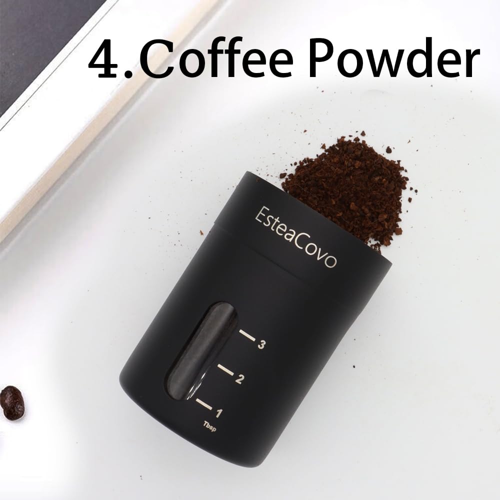 Premium Manual Coffee Grinder with Ceramic Burr - Adjustable Coarseness, Stainless Steel Hand Crank Espresso Mill for Home, Travel & Camping | Portable Storage Pouch & Cleaning Brush Included | Perfect for Fresh Coffee, French Press & Outdoor Adventures