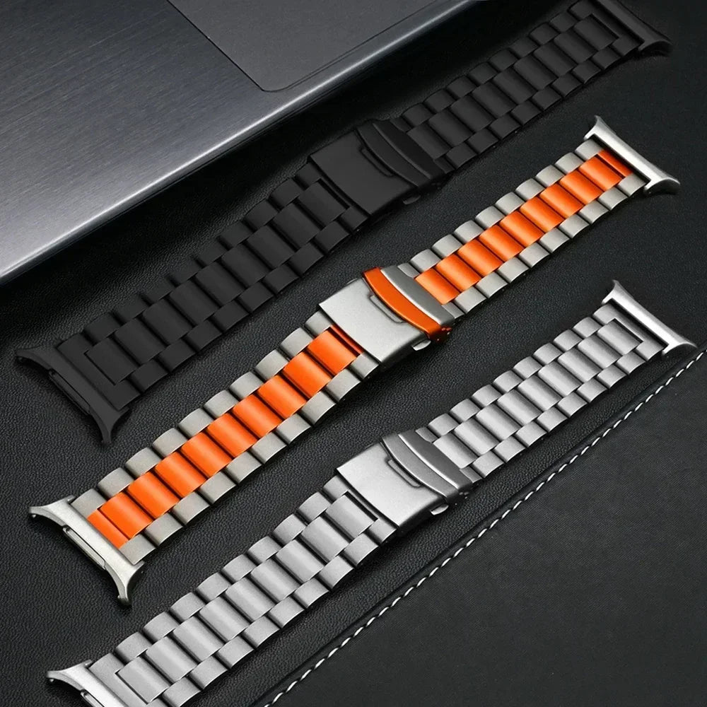 Premium Stainless Steel Band for Samsung Galaxy Watch Ultra - Durable & Stylish Smartwatch Strap for Men, Workout, Outdoor & Everyday Wear