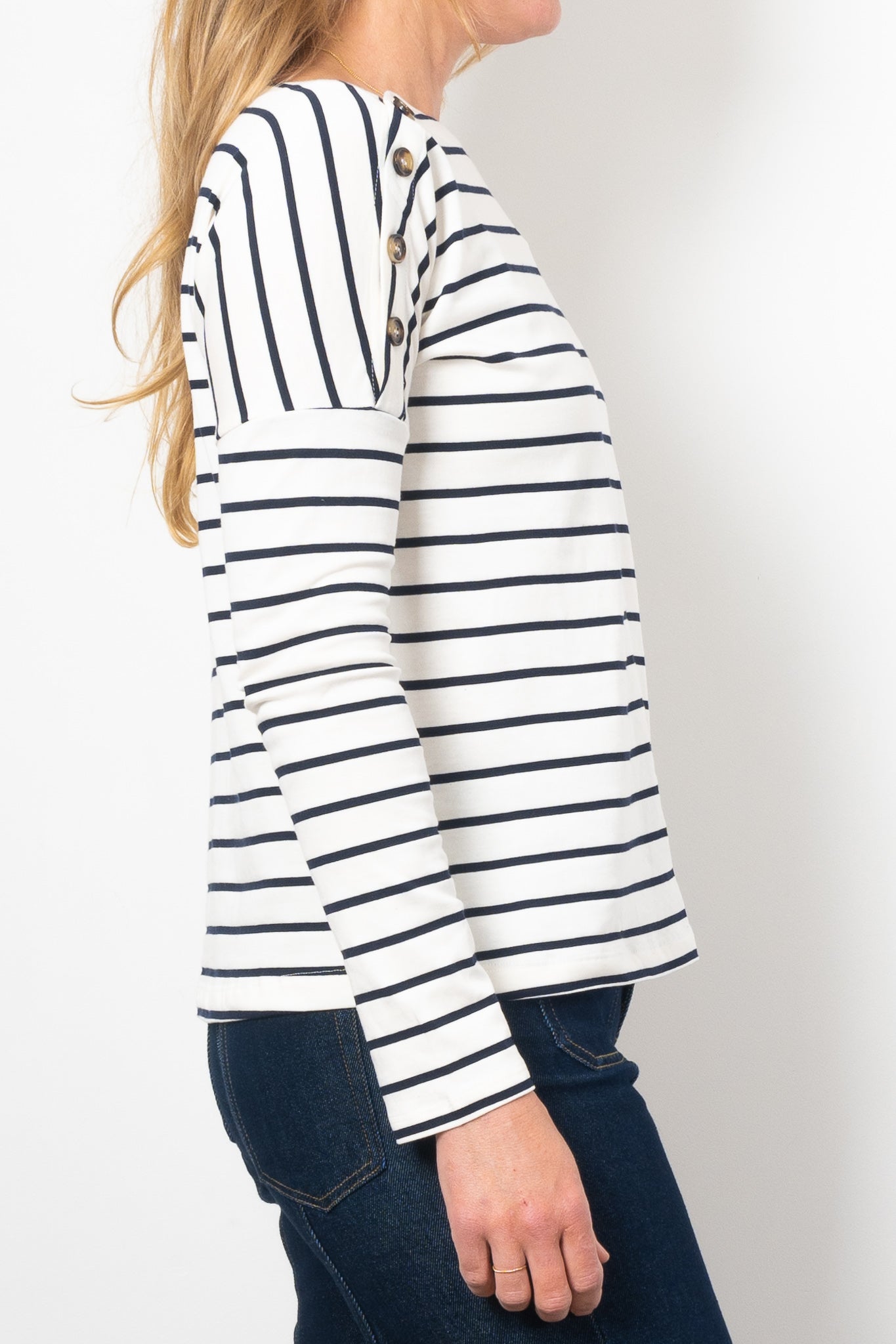 Kireina Juliette Striped Women's Tops - Casual Short Sleeve Blouse for Summer Outfits & Beach Wear