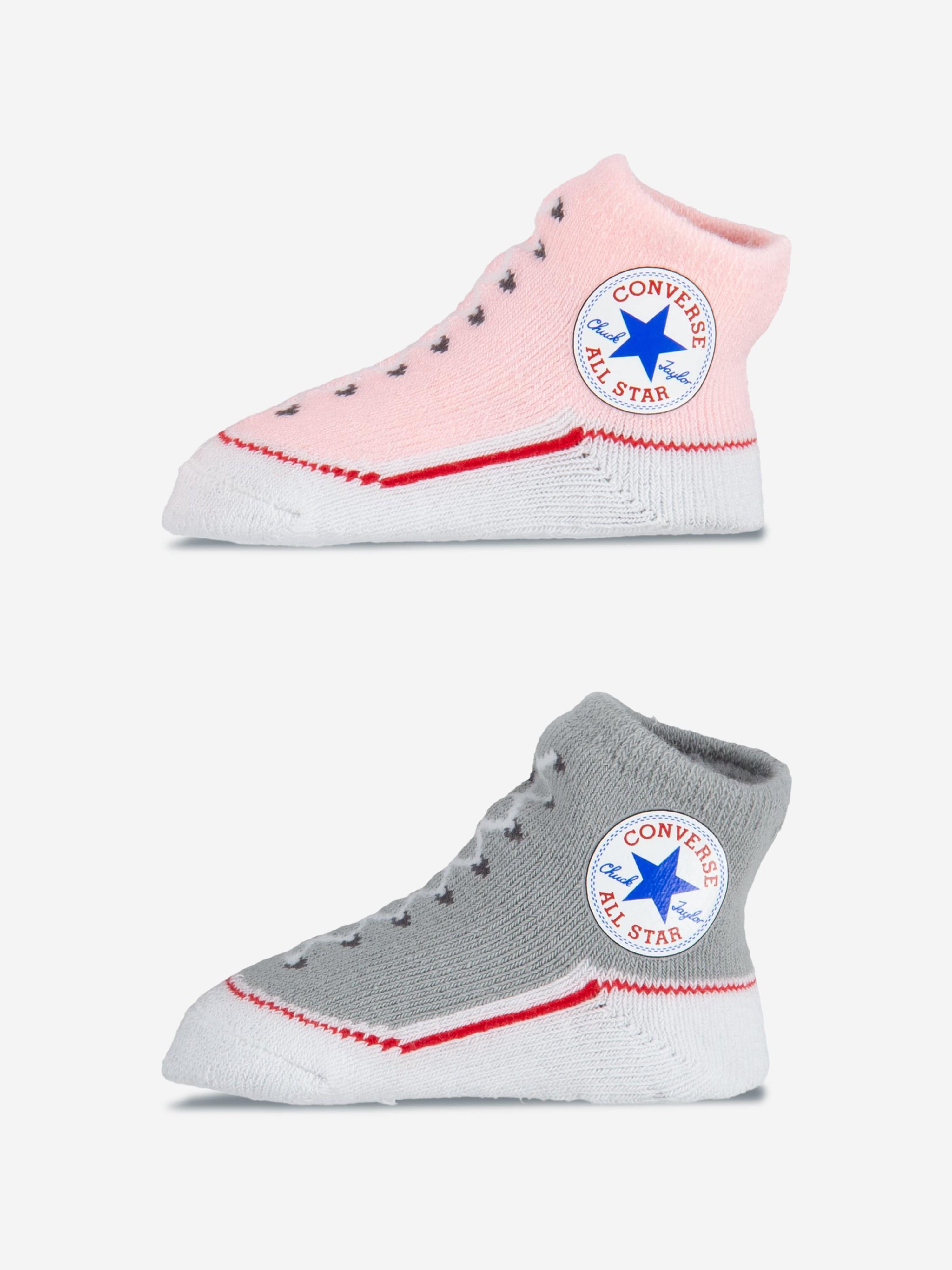 Pink Baby Girls Chuck Booties - Soft & Comfortable First Walking Shoes for Toddlers - Perfect for Indoor Play, Outdoor Adventures & Special Occasions