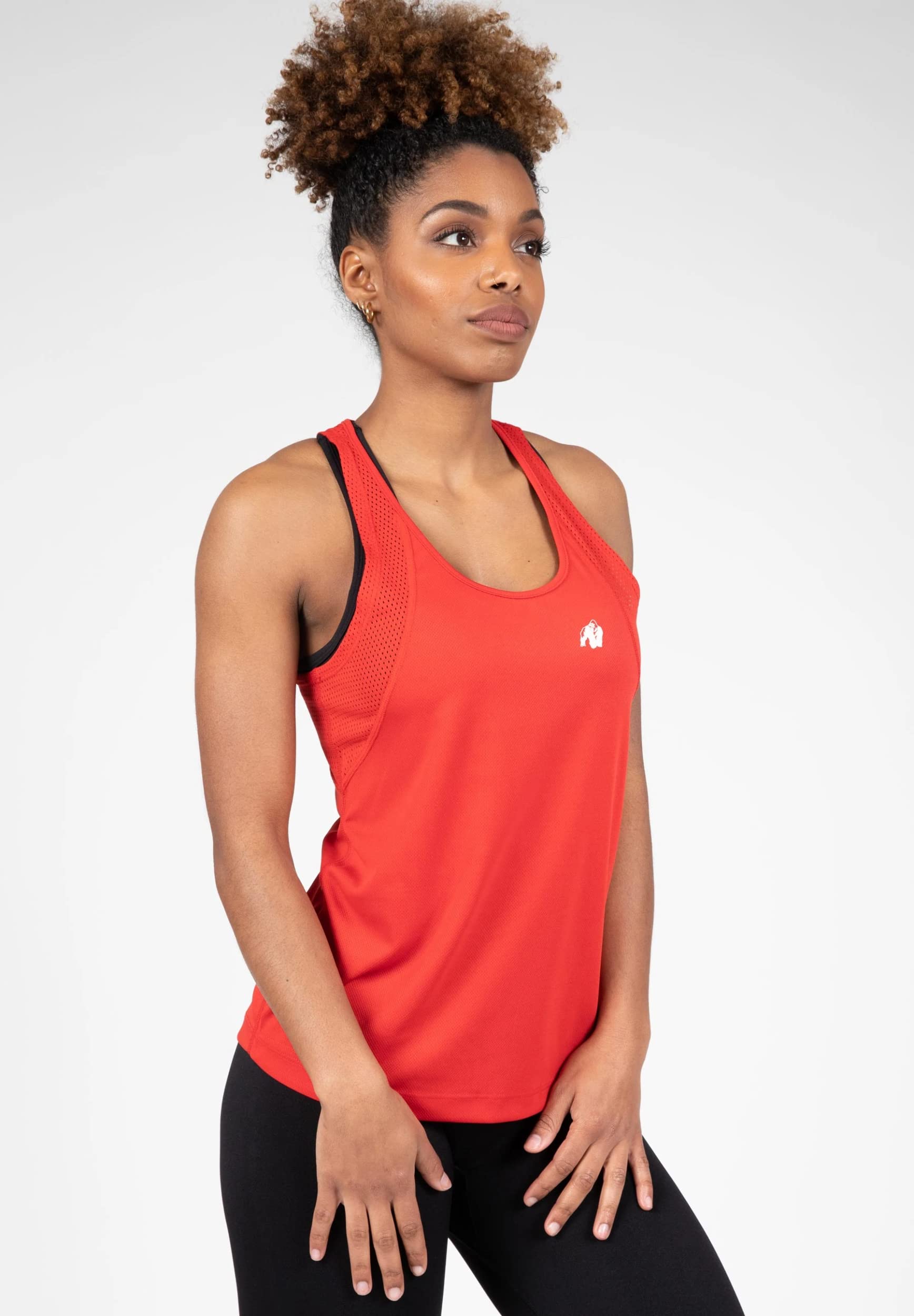 Seattle Tank Top for Women - Red XS - Soft Cotton Sleeveless Shirt for Summer, Casual Wear, and Outdoor Activities