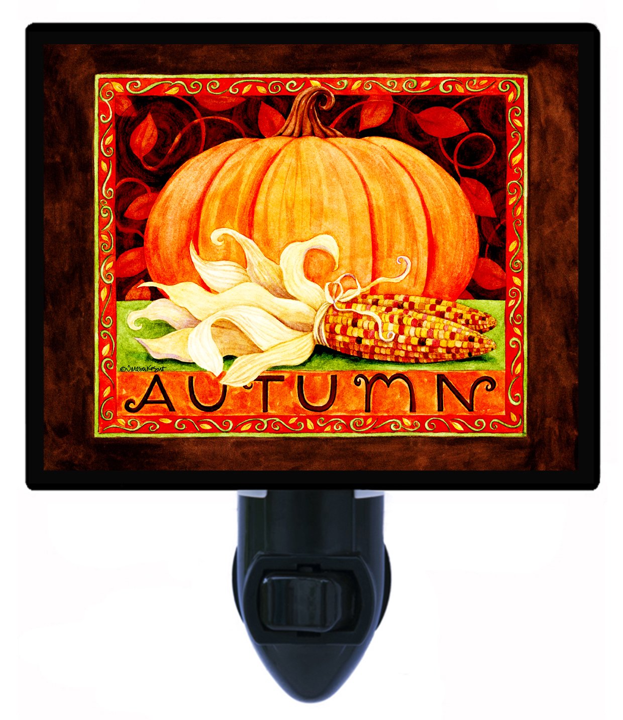 **Pumpkin LED Night Light for Fall & Autumn - Warm Glow Bedroom Decor, Kids Room, Halloween Decoration**