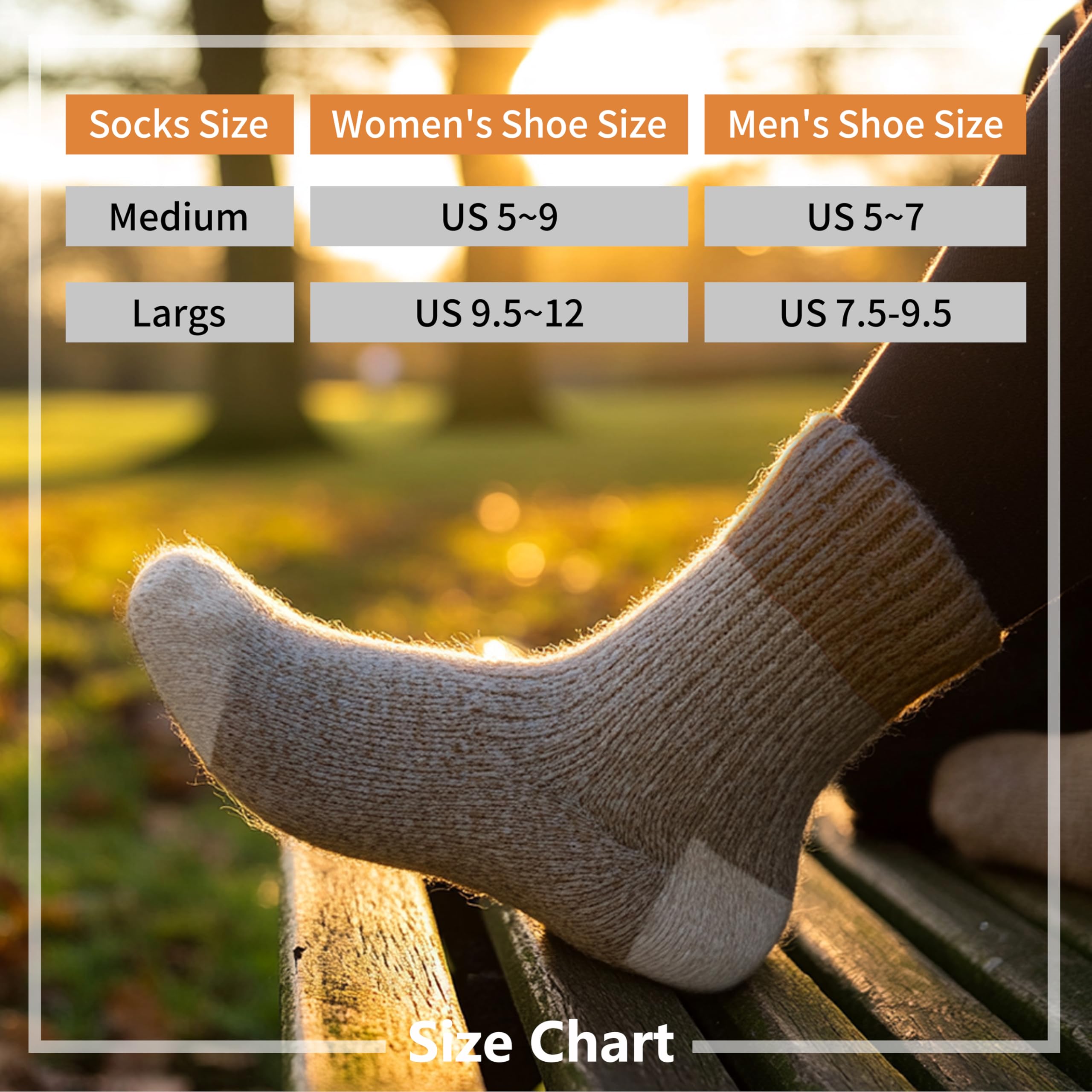 Women's Merino Wool Thermal Socks - 3 Pack for Winter Hiking & Outdoor