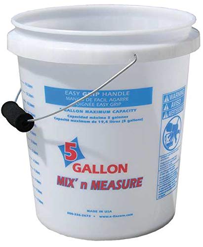 20 Quart Paint Pail - Heavy Duty HDPE Plastic Paint Bucket with Lid for Professional Painting, DIY Projects & Home Improvement - Perfect for Paint Storage, Mixing & Carrying