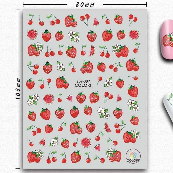 CA COLORF Nail Art Stickers - Premium Waterproof Nail Decals for Women | Perfect for Parties, Weddings, and Everyday Nail Designs