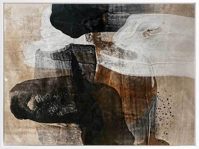 Earthen Hues II Canvas Art Print - Modern Abstract Wall Decor for Living Room, Bedroom & Office - Ready to Hang Home Decor
