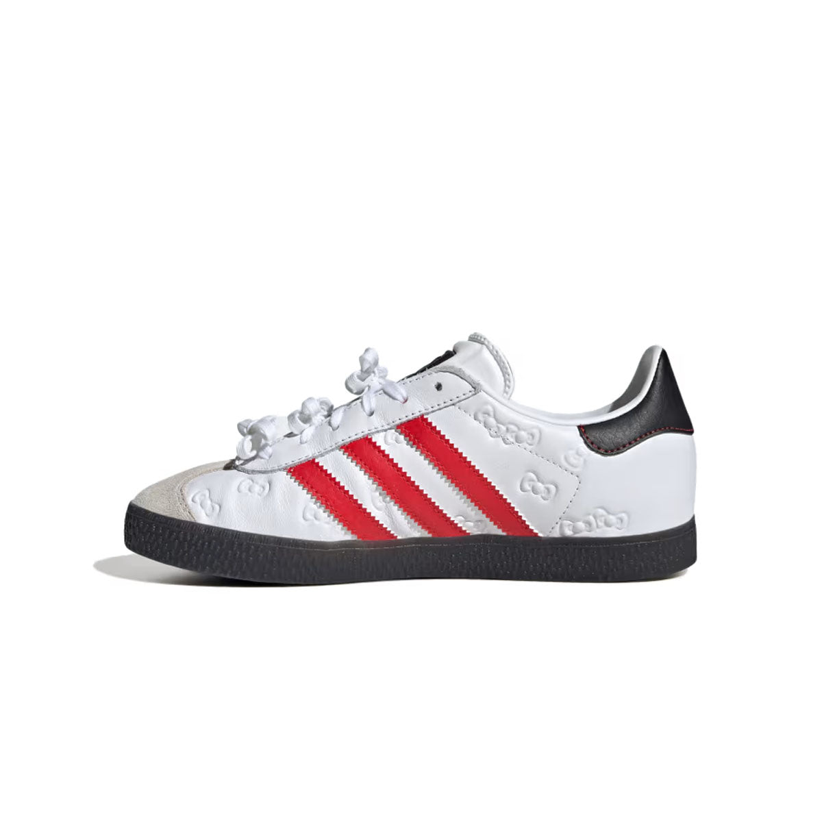 Hello Kitty Kids Gazelle Sneakers - Cloud White & Red Casual Shoes for Girls | Perfect for School, Playdates & Everyday Wear