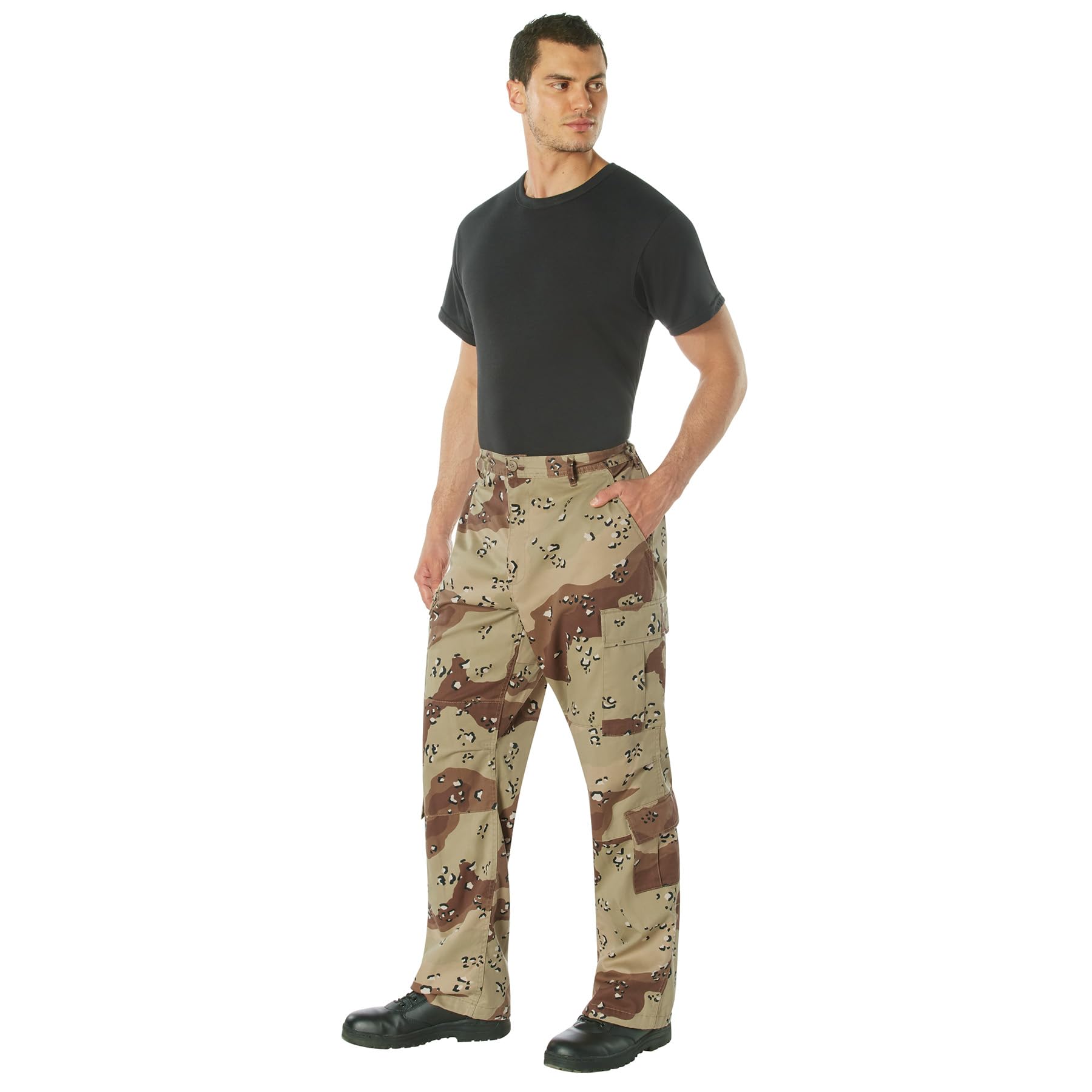 Rothco Vintage Paratrooper Fatigue Pants - Military Cargo Pants with Camouflage Pattern | Durable Tactical Pants for Outdoor Adventures, Airsoft & Hiking