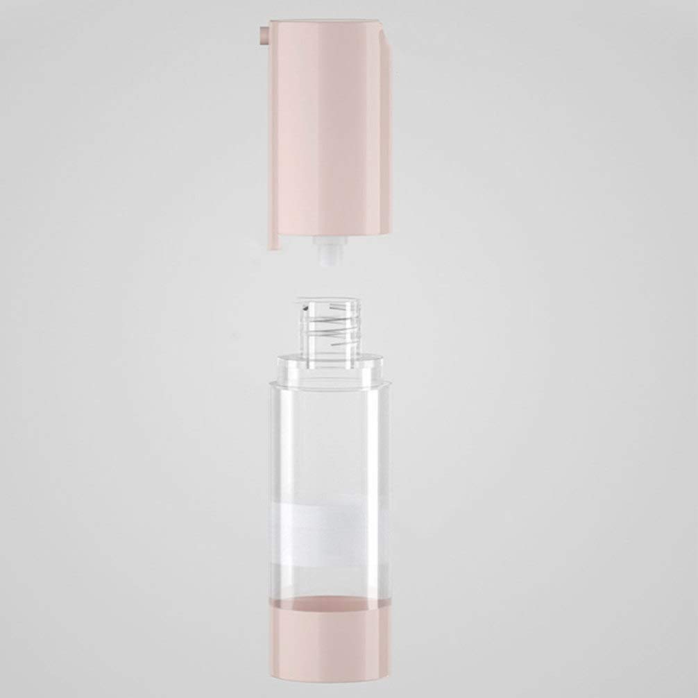 Cabilock 2-Pack Pink Airless Pump Bottles - Vacuum Cosmetic Containers for Lotion & Toiletries | Travel-Friendly Spray Dispenser for Skincare, Haircare & Makeup | Perfect for Home, Gym & Travel Essentials