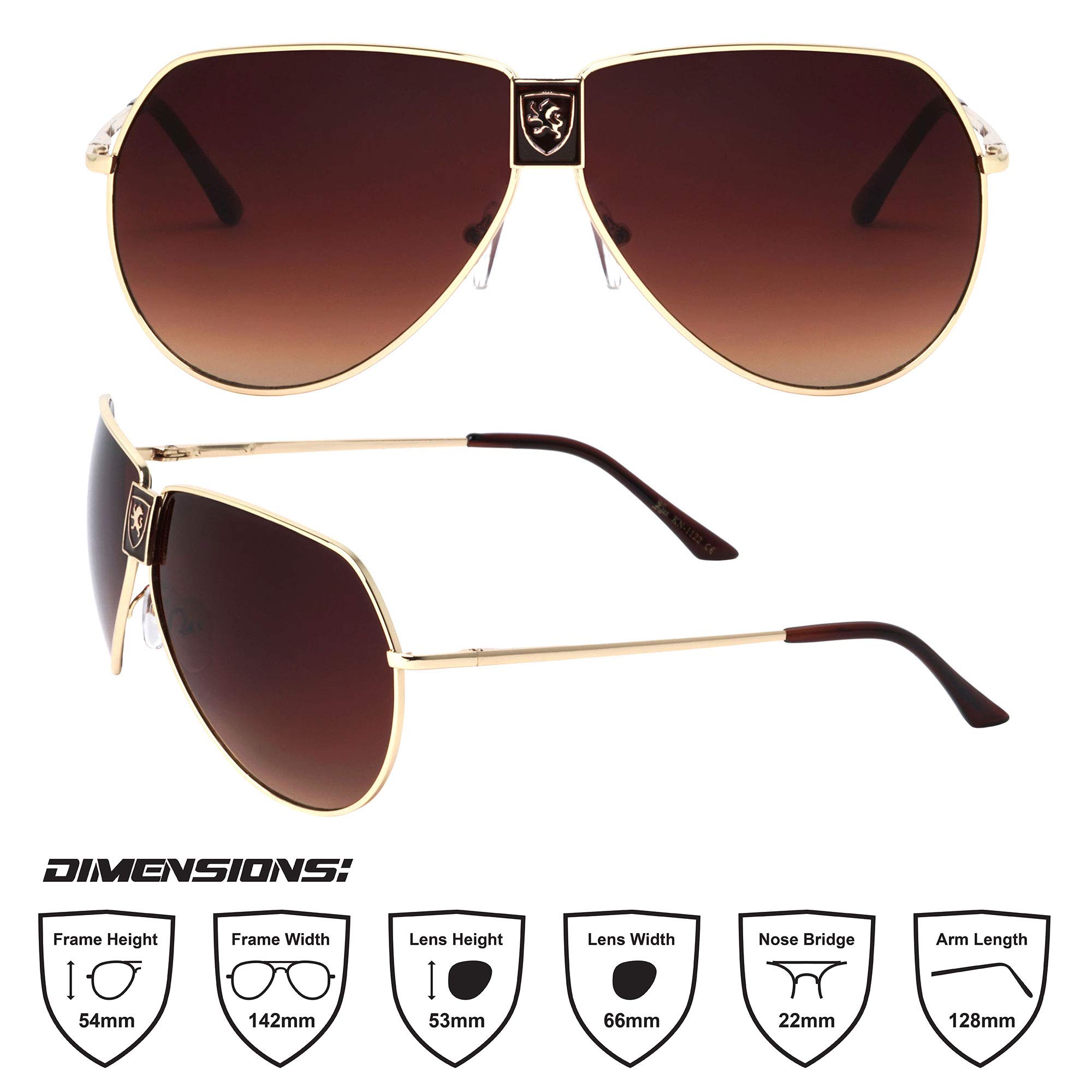 Haze Polarized Sports Sunglasses for Men & Women - Spring Hinge Aviator Style - UV400 Protection for Running, Cycling, Driving & Outdoor Activities