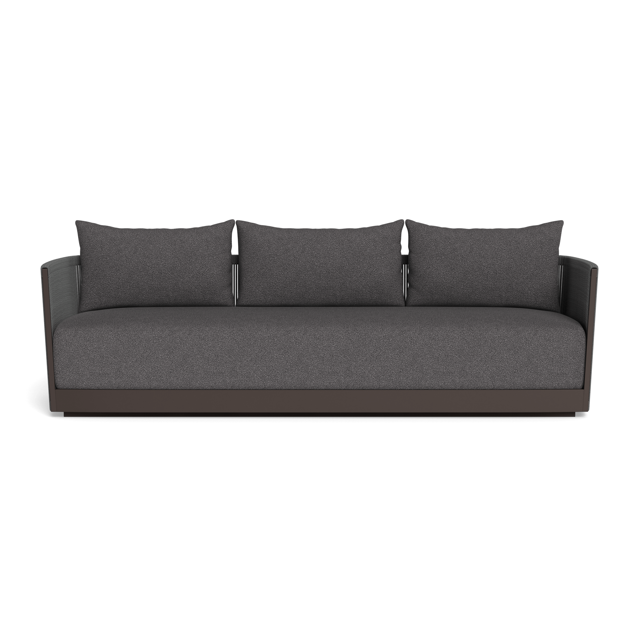 Antigua 3-Seat Sofa - Modern Fabric Living Room Couch for Small Spaces, Home & Office Use - Perfect for Lounging, Entertaining, and Relaxing