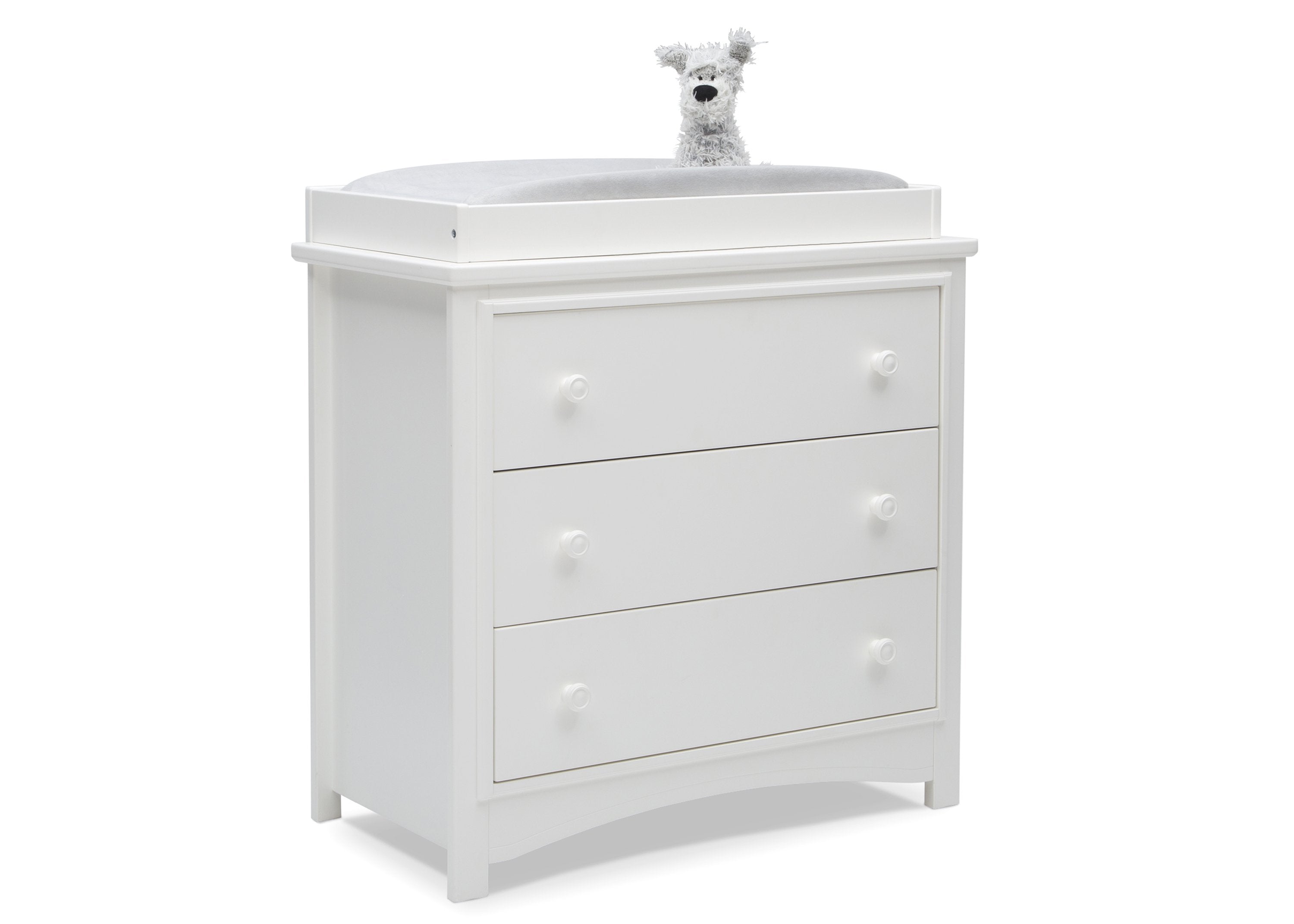 Perry 3-Drawer Baby Dresser with Changing Top - Nursery Storage & Diaper Changing Station for Newborns & Toddlers