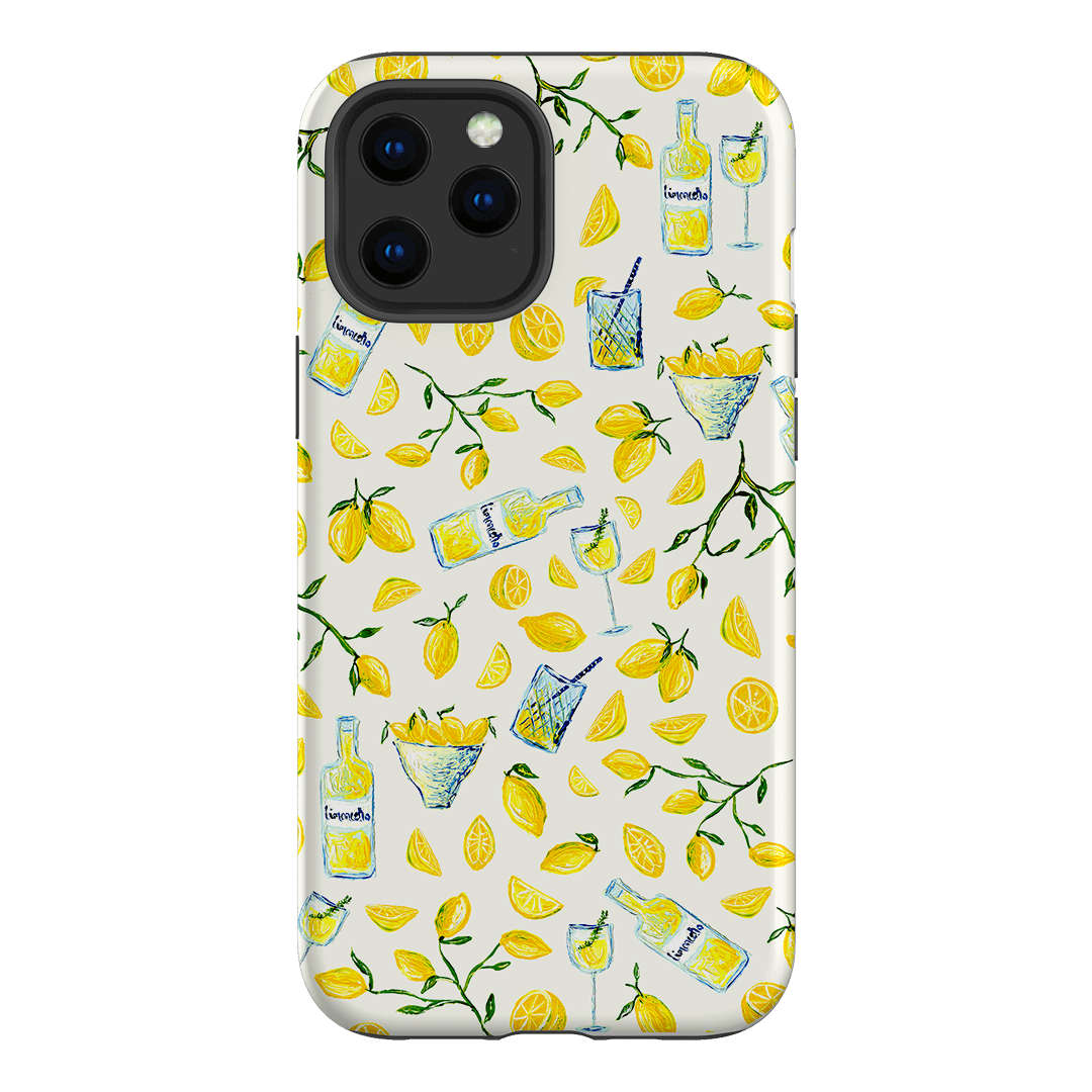 Limone Lemon Shockproof Phone Case for iPhone 15 Pro Max - Cute Citrus Fruit Design, Slim Protective Cover with Raised Edges - Perfect for Summer, Beach & Outdoor Activities
