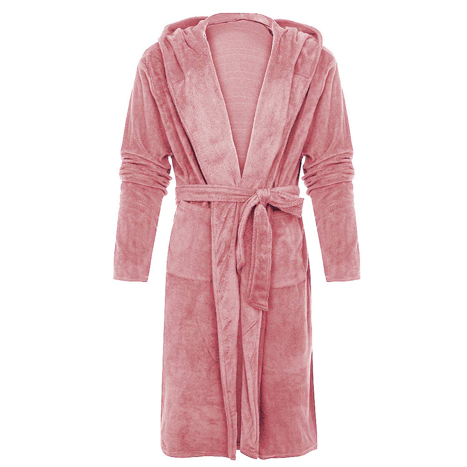 Women's Plush Long Robe with Hat - Soft Bathrobe & Sleepwear Pajamas Set for Winter, Lounge Wear, Spa Days & Cozy Nights at Home