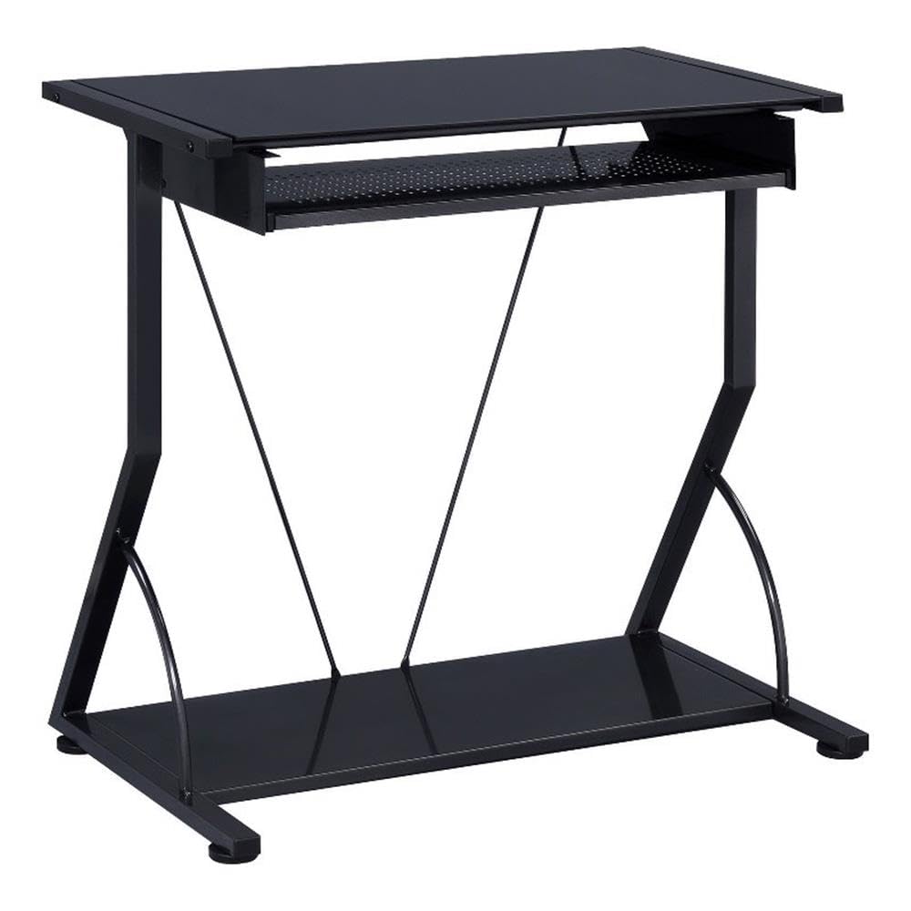 Black Coaster Furniture Computer Desk - Modern Home Office Desk for Work & Study, 800217 - Perfect for Small Spaces, Gaming & Remote Work