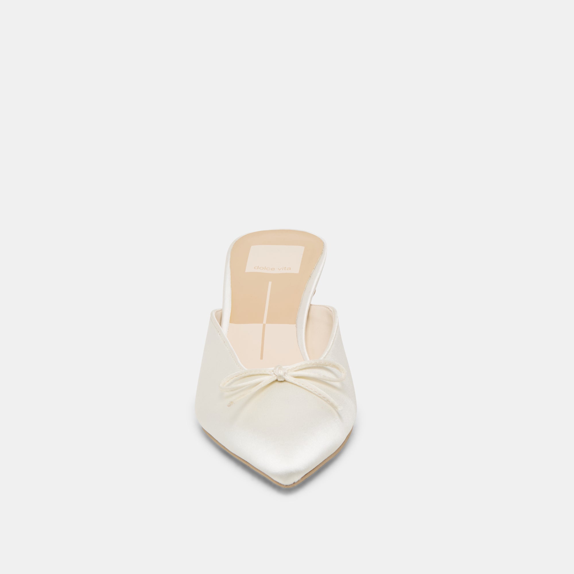 CLEO Women's Off White Satin High Heels - Elegant Party Shoes for Weddings, Prom & Evening Events
